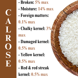 CALROSE Riz vietnamien de haute qualité Delta du Mékong Origine Vente en gros au détail Contact Emma WA + 84 332 469 432 - Product Image 2