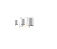 Attache-câble double fil durable pour une suspension sécurisée des luminaires suspendus au plafond et des équipements commerciaux