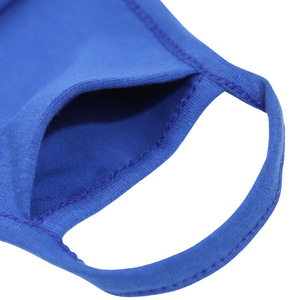 Masque facial imprimé bleu royal Zeta Phi Beta avec poche pour filtre, en coton et élasthanne, lavable et réutilisable, motif lettres grecques - Product Image 4