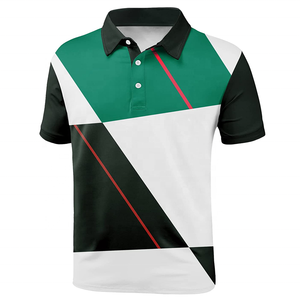 Camiseta Polo de Golf para Hombre con Logotipo Personalizado, Impresión por Sublimación, Impresión Completa, Transpirable y Suave - Product Image 2