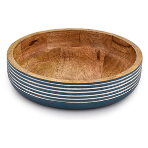 Juego de cuencos de madera de mango natural para servir aperitivos, frutas secas, encimera, cuenco decorativo, cocina, sala de estar, decoración del hogar y regalos, cuenco de uso - Product Image 6