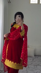 ชุดเดรสยาวแขนยาวสไตล์กุจิแบบวินเทจอัฟกันสำหรับผู้หญิง งานปักมือ ผ้าชีฟอง ปักลายละเอียด สไตล์ชนเผ่า - Product Image 2