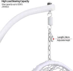 Fauteuils suspendus en rotin durables pour jardin et patio – Fabricant direct – Balançoires robustes en osier pour mobilier d'extérieur – Commandes en gros - Product Image 6