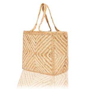 Sac fourre-tout bohème tendance 2026 TYNTRA fait main en jute écologique, mini sac messager fantaisie réutilisable et polyvalent pour les voyages - Product Image 5