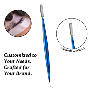 Applicateur de rehaussement de cils bleu, outil en acier inoxydable à marque privée, outils de rehaussement de cils ODM, instruments de beauté par Bahasa Pro - Product Image 4