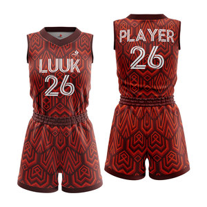 Uniforme d'équipe de basketball personnalisé imprimé par sublimation, sans manches, respirant, 100% polyester, unisexe adulte, vêtements d'équipe athlétique - Product Image 3