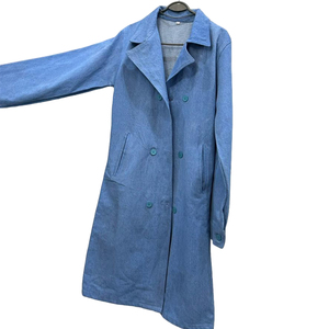 Fashion Casual Long-sleeved Wholesale Woman Ladies Jacket Women Oversized <b>Denim</b> Windbreaker Jacket Long Jeans <b>Coat</b> for Autumn - Product Image 3
