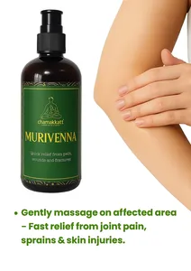 Murivenna 300ml Herbal Body <b>Massager</b> Model 01 Made in India for Quick Pain Relief - Product Image 4