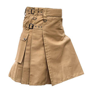Kilt écossais kaki utilitaire pour homme – Vente en gros – Style moderne des Highlands – Meilleure vente 2026 - Product Image 1