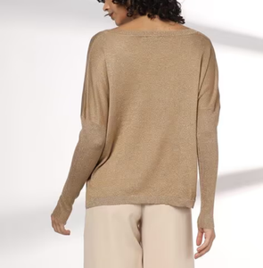 Pull tricoté à manches longues pour femme, col en V, en polyester/nylon, confortable et décontracté pour l'hiver – Nouvelle collection très prisée - Product Image 3