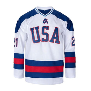 Maillot de hockey sur glace respirant pour homme 2026 avec logo et numéro personnalisés - Product Image 5