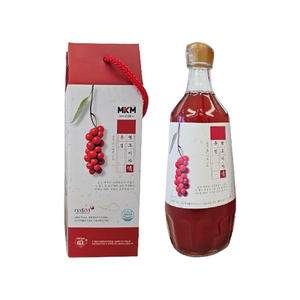 MKM Wild Fresh Omija Syrup Liquid 700ml High Quality Health Food Grade Hot Selling Vitamin C 5-htp All Ages Plant <b>Extract</b> 100% - Product Image 1