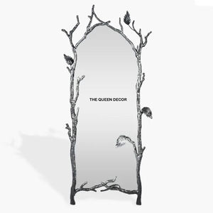 Miroir mural irrégulier en aluminium de haute qualité pour la décoration de la salle de bain et du salon, design tendance - Product Image 3