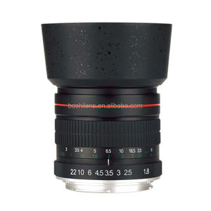 Obiettivo fotografico a fuoco fisso 85mm F1.8-22 con diametro del filtro da 72mm, compatibile con attacco Canon Nikon Sony E per ritratti di alta qualità - Product Image 2