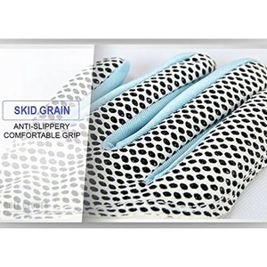 <b>Light</b> Blue Microfiber Golf Gloves Unisex Non-Slip Sports Grip <b>Pull</b> On Design - Product Image 2