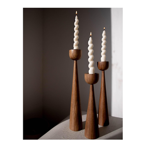 Portavelas de madera de diseño a bajo precio, linterna y recipiente decorativos de madera para decoración del hogar y mesas de boda, por MULTI CRAFT - Product Image 1