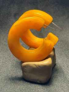 Sunburst <b>Resin</b> Hoop Earrings Citrus <b>Resin</b> Hoop Earrings Golden Glow <b>Resin</b> Hoop Earrings Tone <b>Resin</b> Hoop Earrings <b>Resin</b> <b>craft</b> - Product Image 3
