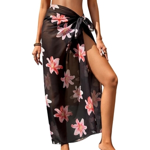 Womens Beach Cover Up Chiffon Sheer Bikini Beach <b>Swimsuit</b> Coverup Sarong Pareo <b>Wraps</b> for Women - Product Image 1