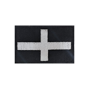 Parche de bandera cristiana con símbolo de cruz de Jesús, con gancho y bucle, insignia navideña, emblema, parche para mochila - Product Image 1