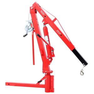 Montaje de enganche de 2 pulgadas rojo 500Lb hidráulico PWC Dock Jib motor polipasto grúa camioneta enganche de elevación grúa camión grúas - Product Image 6