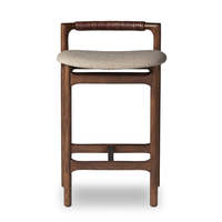 Tabouret de bar moderne en teck massif, durable, couleur personnalisable, design écologique pour hôtels, complexes hôteliers, bars à domicile, salons, extérieur