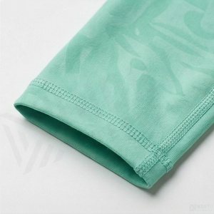 High Waist Full Length Women's <b>Leggings</b> Solid Mint Green Knitted Spandex Nylon Stretch All Seasons - Product Image 6