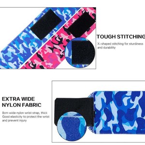 Bandes de poignet élastiques les plus vendues avec boucles pour le pouce pour la musculation et l'haltérophilie, style sportif, entraînement en salle de sport - Product Image 3