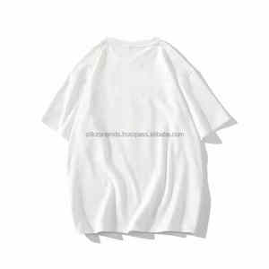T-shirts pour hommes personnalisés OEM vente en gros de style Streetwear pour impression bouffante fabriqués en polyester/coton Sialkot par SilkZone - Product Image 3