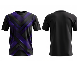 เสื้อยืดพิมพ์ลายตามสั่ง ผ้าซับเหงื่อ |   ไซส์ผู้ชาย ผู้หญิง และเยาวชน |   ชุดกีฬาฝึกซ้อมน้ำหนักเบา แห้งเร็ว - Product Image 2