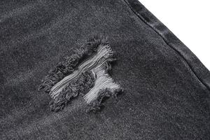 Pantalones Cortos de Mezclilla Holgados para Hombre, Estilo Vintage, Lavado a la Piedra, Color Negro, Moda Urbana, Corte Holgado, Largura hasta la Rodilla, Estilo Hip Hop, Tendencia 2026 - Product Image 4