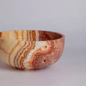 Cuenco de ónix hecho a mano con acabado premium. Precio al por mayor - Product Image 2