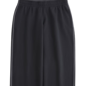 Women <b>Black</b> Wide Leg Fleece Sweatpants Elastic Waist Loose Fit Casual Winter Lounge <b>Trousers</b> <b>with</b> Side <b>Pockets</b> - Product Image 5