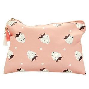 Logo personnalisé Lager Capacité Métal Fermeture Éclair Rouge À Lèvres Sac Voyage Maquillage Sacs Femmes Velours Côtelé Cosmétique Sac pour hommes femmes unisexe - Product Image 5