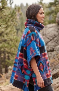 Nouveau design tendance : Pulls poncho jacquard bohème à col épais et respirant, anti-plis, pour hommes et femmes - Product Image 2