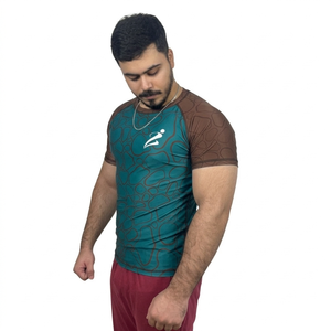 Rashguards personnalisés pour hommes, haute qualité, BJJ MMA, protection solaire, séchage rapide, surf, natation. - Product Image 6