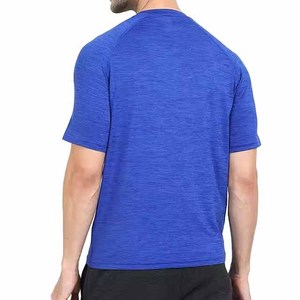 เสื้อยืดคอตตอนฤดูร้อนปี 2026 สำหรับผู้ชาย สีพื้น เรียบง่าย คอกลม ยืดได้ กระชับรูปร่าง - Product Image 2