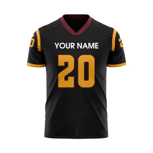 Nouveau maillot de football thaïlandais personnalisé de qualité supérieure, maillot de football pour hommes, maillot de football américain personnalisé avec service OEM - Product Image 6