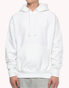 Sweat-shirt à capuche blanc pour homme, coupe ample, en molleton de coton, décontracté, avec poche, pour l'automne - Product Image 6