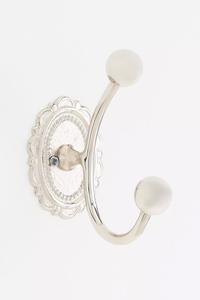 Support mural en métal robuste à double crochet pour salle de bain, cuisine, entrée – Design résistant à la rouille et peu encombrant - Product Image 4