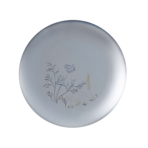 Plato Redondo Bajo de Titanio Puro Edición Floral - Product Image 1