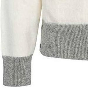 เสื้อสเวตเตอร์คอวีถักคุณภาพสูงแบบยูนิเซ็กซ์ สีพื้น สไตล์นักเรียน สำหรับฤดูใบไม้ร่วงและฤดูหนาว  ติดกระดุม  ออกแบบเองได้สำหรับผู้หญิงและผู้ชาย - Product Image 5