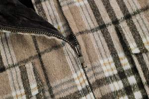 Premium Mens Plaid <b>Flannel</b> Shirt <b>Jacket</b> Hooded Winter Cotton Shacket with Sherpa Fleece Lining Custom Logo Casual Outdoor Warm - Product Image 4