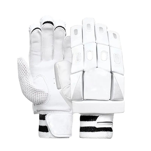 Gants de cricket en cuir de qualité supérieure, fabriqués en usine, avec logo personnalisé, couleur personnalisable, confortables et protecteurs. - Product Image 5