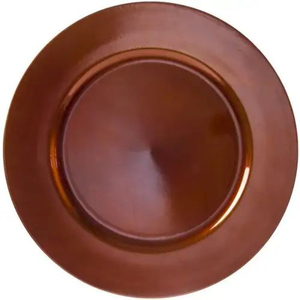 Assiette de présentation ronde en cuivre, style tropical, faite à la main, idéale pour la maison, les hôtels, les mariages, la vaisselle de table et les plats – En promotion - Product Image 1