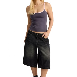 Débardeur pour femme fabriqué au Pakistan, personnalisé, confortable, en coton et élasthanne, motif uni, sans manches, séchage rapide, respirant, décontracté - Product Image 2
