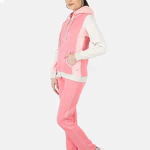 ชุดวอร์มผ้าฝ้าย 2 ชิ้น สำหรับผู้หญิงไซส์ใหญ่ ใส่สบาย น้ำหนักเบา เหมาะสำหรับฤดูหนาว แขนยาว เป็นมิตรกับสิ่งแวดล้อม ระบายอากาศได้ดี เหมาะสำหรับใส่กิจกรรมกลางแจ้ง - Product Image 3