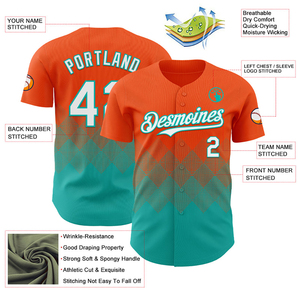 Camisetas de Béisbol Deportivas de Moda, 100% Poliéster, Secado Rápido, con Botones, Personalizables con Sublimación - Product Image 3