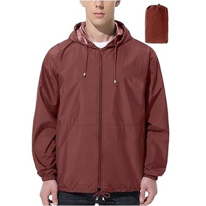 Solid Color Windbreaker <b>Jacket</b> for Men's Custom Made Full Zipper Hooded Windbreakers <b>Jackets</b> at <b>Cheap</b> Price Outdoor Wear <b>Jacket</b> - Product Image 5
