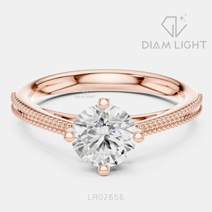 Bague de fiançailles solitaire en or blanc 14 carats avec diamant de laboratoire certifié IGI, taille ronde 0,85 carat, bijoux fins pour mariage et anniversaire - Product Image 5