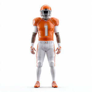 Tenues de football américain camouflage de haute qualité avec impression du nom de l'équipe, ensemble maillot et pantalon de football américain, uniforme de football pour jeunes par sublimation - Product Image 6
